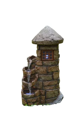 Produktbild von LED Gartenbrunnen Springbrunnen Dekobrunnen Garten Stein-Optik