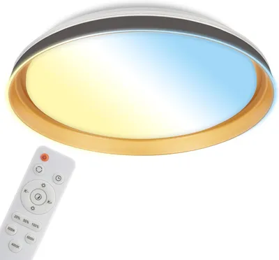 Produktbild von LED Deckenlampe Deckenleuchte Wohnzimmer Fernbedienung Dimmbar CCT Flur