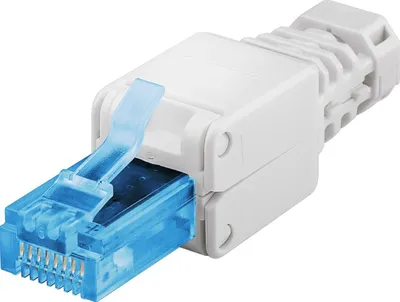 Produktbild von Microconnect KON521TL, RJ45, Weiß, Cat6a, U/UTP (UTP), 22/26, 20 g
