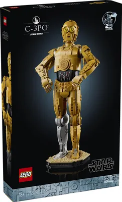 Produktbild von LEGO Star Wars C-3PO B, baubarer Droide, Modell zum Sammeln, Bauen und Ausstellen, nostalgische Geschenkidee für Erwachsene und Fans, Sammlerstück, Fantasy Spielset 75398