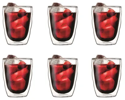 Produktbild von Bodum doppelwandige Gläser Pilatus 350 ml - 6 Stück