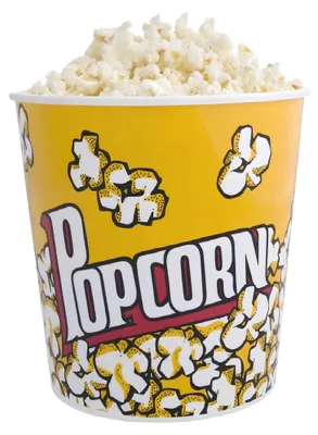 Popcornschale 3,6 l – wiederverwendbar, waschbar, für Snacks