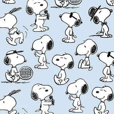 Produktbild von 20 Servietten Happy Day bleu - Snoopy überall auf blau 33x33cm