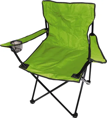 Produktbild von Anglersessel mit Getränkehalter und Tasche Lime