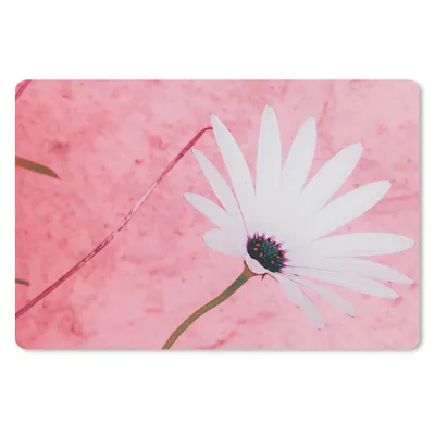 Produktbild von MuchoWow® Mauspad Mousepad Blumen - Rosa - Vintage 27x18 cm - Mousepads - Maus Mat - Pad - Mausunterlage - Büroartikel - Desk Matten