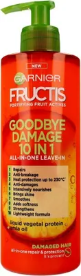 Produktbild von GARNIER Fructis Goodbye Damage 10in1 All-In-One Leave-In Conditioner für geschädigtes Haar 400ml