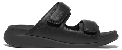 Productafbeelding van FITFLOP F-Mode Go Mens Adjustable Two-Bar Slides ZWART 43