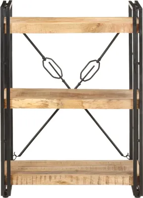 Obrázok produktu pre vidaXL Regál na knihy 3 priehradky 60x30x80 cm mango masív