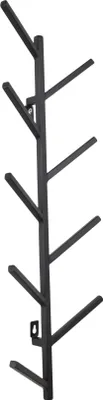 Produktbild von LOFT42 Baumgarderobe - Schwarz - Metall - 9 Haken - 74x25x8