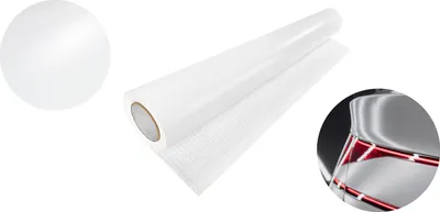 Produktbild von Autofolie Matt 100x50 cm - Weiß Matt - Klebefolie Auto mit Luftkanal-Kleber und UV-Schutz - Selbstklebend Folie für Innen und Außen - Auto Folierung für Tuning - Carwrappingfolie