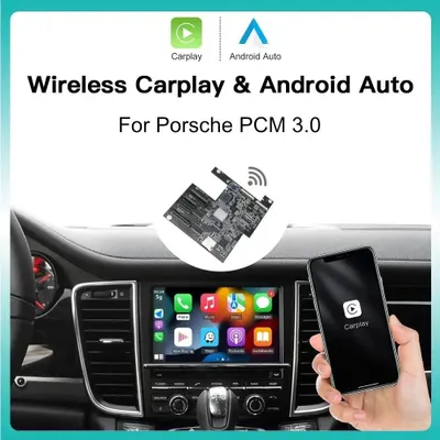 Produktbild von AUTOABC CarPlay Android Auto Interface Porsche PCM 3.0 – 911 (997)/Boxster Cayman (987)/Cayenne (9PA/957) – Plug & Play OEM Look