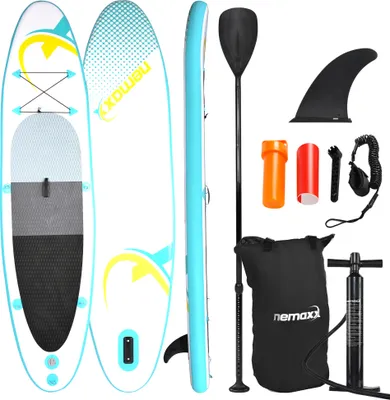 Produktbild von PB320 Stand up Paddle Board 320x80x15cm, türkis/gelb
