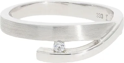 Produktbild von Ring Weißgold 333 Zirkonia JL10-07-1928 JuwelmaLux Größe 54