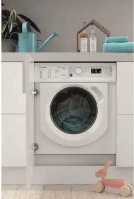 Produktbild von Indesit BI WDIL 861485 EU Waschtrockner Integriert Frontlader Weiß D