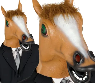 Productafbeelding van Paardenmasker, dierenmasker, paard, volwassenen, latex