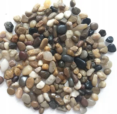 Produktbild von Polierte Ziersteine Mix 5–8 cm 5 kg – Bunte Naturkiesel für Garten, Gabionen und Innenbereich