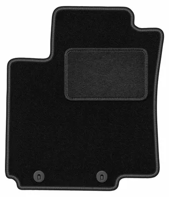 Image de Tapis conducteur en moquette pour Hyundai i20 II 2014- (coupé/à hayon) – 1 pièce, noir, sur mesure – Wielganizator LUX