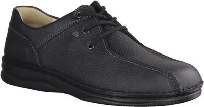 Produktbild von Finn Comfort Norfolk Herren Komfortschuh, Schwarz, Leder, Wechselfußbett, - Marken Finn Comfort, Schwarz, leder (rabo)