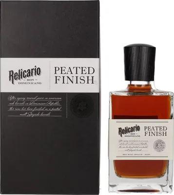 Produktbild von Relicario Ron Dominicano PEATED FINISH 40% Vol. 0,7l in Geschenkbox