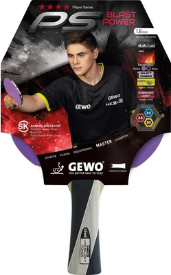 Produktbild von GEWO PS Blast Power Tischtennisschläger – Profi Allround/Offensiv Schläger 1,8 mm
