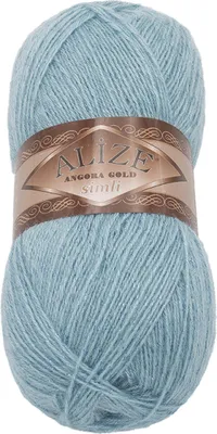 Produktbild von ANGORA GOLD SIMLI - 100g / 500 m - Blau,Grau