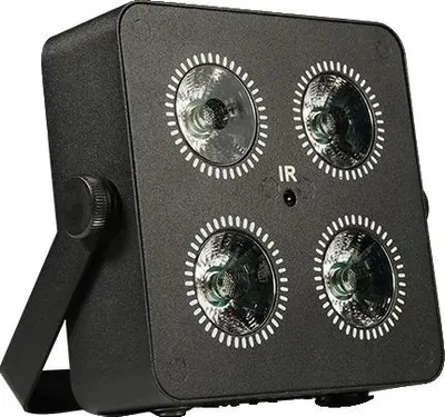Image de Lumière de scène LED,sans fil, 6 modes de fonctionnement, noir, prise EU