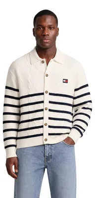 Obrázok produktu pre Tommy Hilfiger Jeans 519919, pánska mikina, biela: veľkosť - XS. Veľkosť: XS