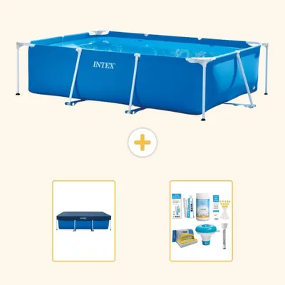 Produktbild von Rechteckiger Frame Pool - 300x200x75 cm - 3-teilig S22349