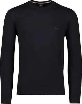 Produktbild von BOSS Black Pullover Rundhalsausschnitt dunkelblau