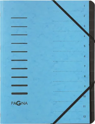Immagine prodotto di PAGNA Ordnungsmappe 12 Fächer 1-12 hellblau