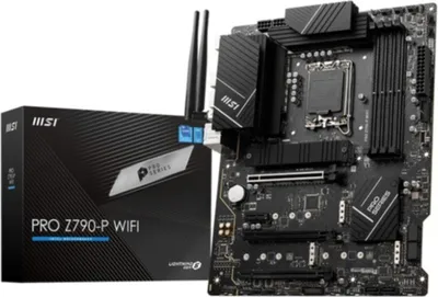 Zdjęcie produktu dla MSI PRO Z790-P WIFI, Intel, LGA 1700, Intel® Celeron®, Intel® Pentium® Gold, LGA 1700, DDR5-SDRAM, 128 GB