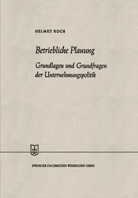 Produktbild von Betriebliche Planung