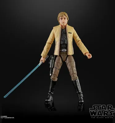 Imagen del producto de La Colección Black Series: Figura de acción de Luke Skywalker (versión exclusiva de Comic Con 2019)