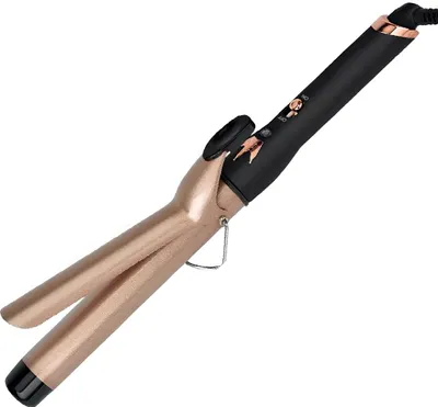 Immagine prodotto di Avizar, ferro arricciacapelli 32 mm 64 W per ricci grandi con riscaldamento rapido, nero/oro