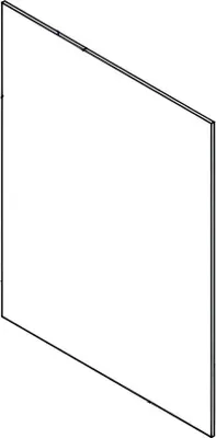 Produktbild von KERAMIKGLAS 4x328x398mm BV22 ORIGINAL Klover für Belvedere 22 Ofen