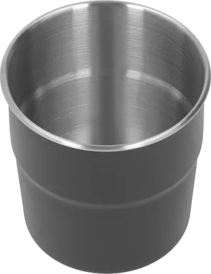 Produktbild von Isolierter Becher 320ml Edelstahl Doppelwandiger kleiner Kaffeebecher Metall Trinkbecher für Zuhause Camping Schwarz