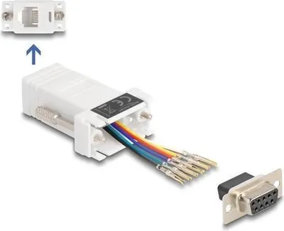 Obrázek produktu pro DeLOCK 67078, D-Sub 9, RJ12, Bílá
