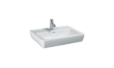 Zdjęcie produktu dla Laufen Pro - Umywalka, 550x480 mm, 1 otwór na baterię, z LCC, biała H8189514001041