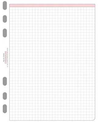 Produktbild von Avery 50304, Einfarbig, Schwarz, Weiß, A5, 50 Blätter, 80 g/m², Kariertes Papier