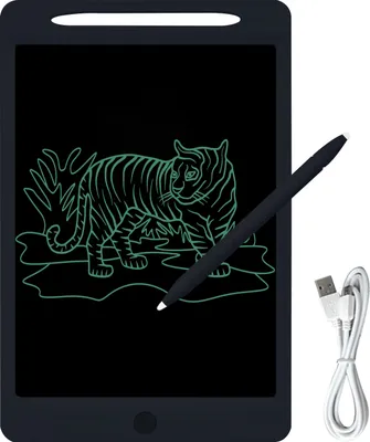 Produktbild von Wiederaufladbares LCD-Schreibtablett 11,5 Zoll Handschrift-Zeichnungstablett Buntes Bildschirm-Doodle-Board mit Stylus-Verriegelungsknopf fue r Kleinkinder Kinder paedagogisches Lernspielzeug Geschenke fue r Jungen und Maedchen