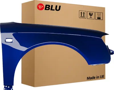 Produktbild von BLU Kotflügel Passend für Audi A4 B7 LY5K Rechts Blau BrilliantBlau | 2004-2008 | Vorderseite Vorne | Lackiert | Einbaufertig