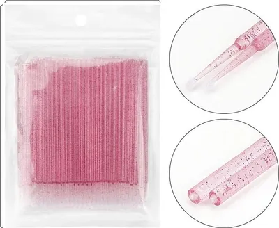 Produktbild von Wimpernreinigungsbürste, weiche Mikrofaserborsten, vielseitige Verwendung, 1000 Rosenquarz, Wollfaser-e