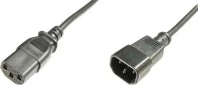 Imagen del producto de Digitus AK-440201-050-S DIGITUS Netzkabelverlängerung 5,0m schwarz