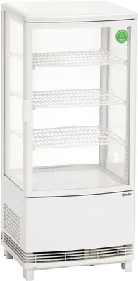 Produktbild von Bartscher Mini-Kühlvitrine 86L, LxBxH: 4,35x4,25x9,8 cm; 700678G