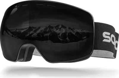 Produktbild von Schnorr Skibrille Ventra Dunkel Grau (S4) |getönt, Anti-Fog, UV400, 45 mm Band