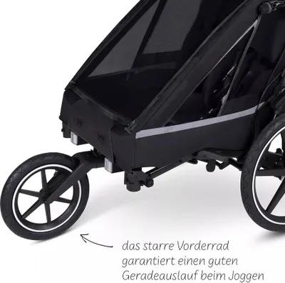 Obrázok produktu pre ABC Design Športová súprava - príves na bicykel Tour čierny
