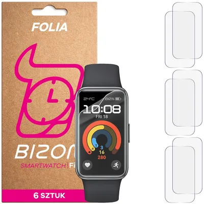 Produktbild von 6x Schutzfolie für den Bildschirm für Huawei Band 9, Bizon Watch HydroFlex