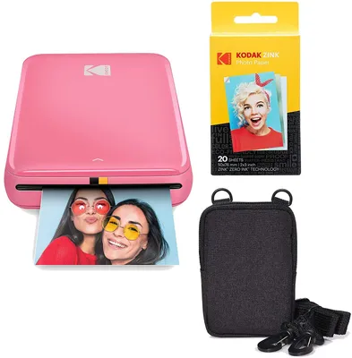 Immagine prodotto di Stampante portatile wireless KODAK Step per la stampa di foto, con tecnologia Zink (rosa)
