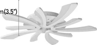 Obrázek produktu pro Moderní akrylátové stropní svítidlo, průměr 30 cm, stmívatelné s dálkovým ovládáním, 5TDVB, stmívání jasu