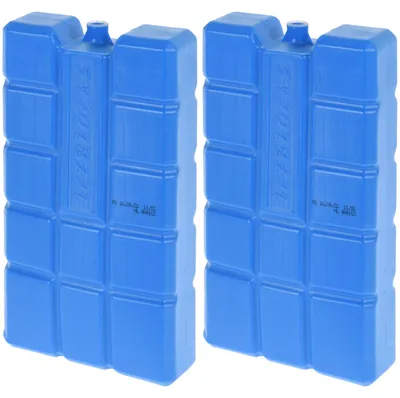 Produktbild von 2er-Set XL Kühlakku 750 ml wiederverwendbar umweltfreundlich 11x4x20 cm, KI-generiertes Bild